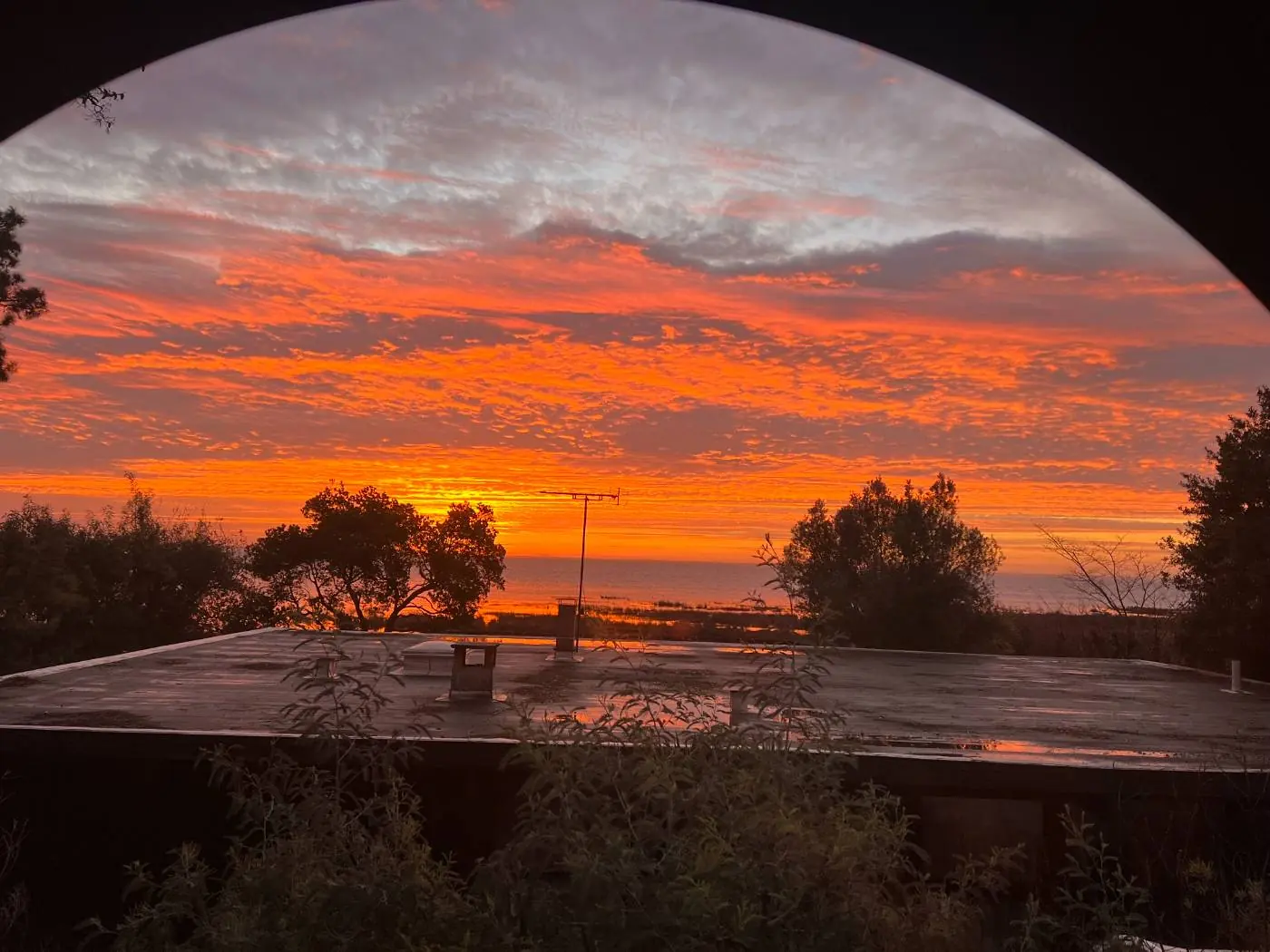 Coucher de soleil sur le Bassin